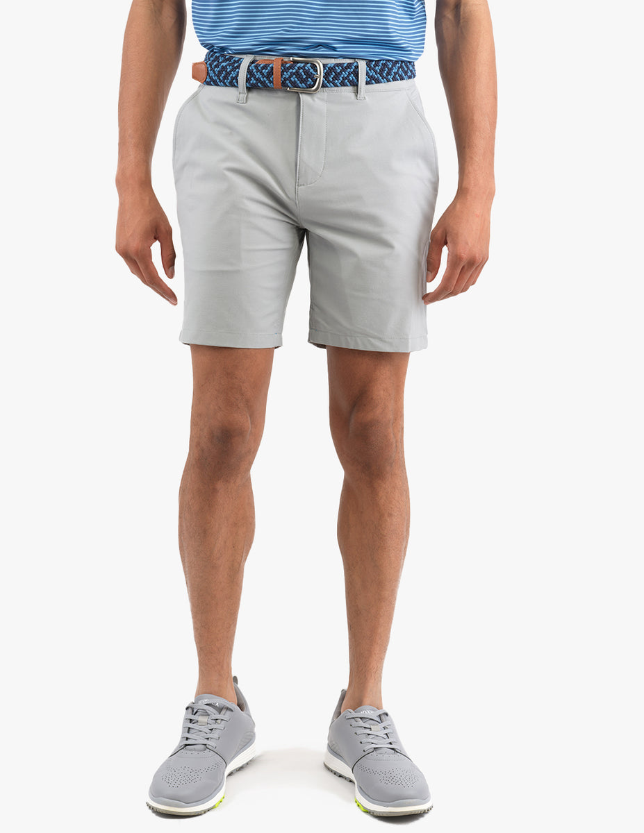 Stretch Gray Golf Shorts Mugsy