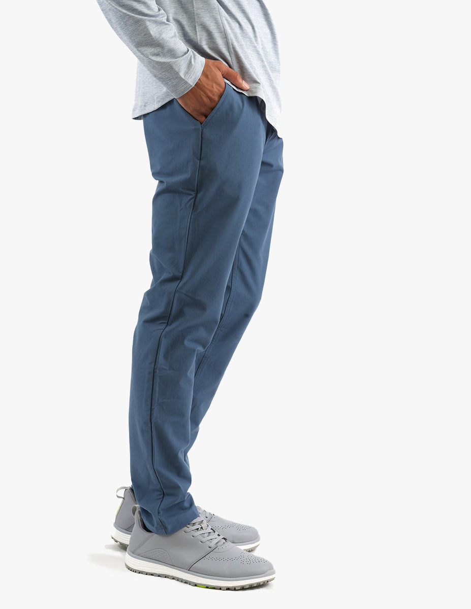 Stretch Blue Golf Pants Mugsy