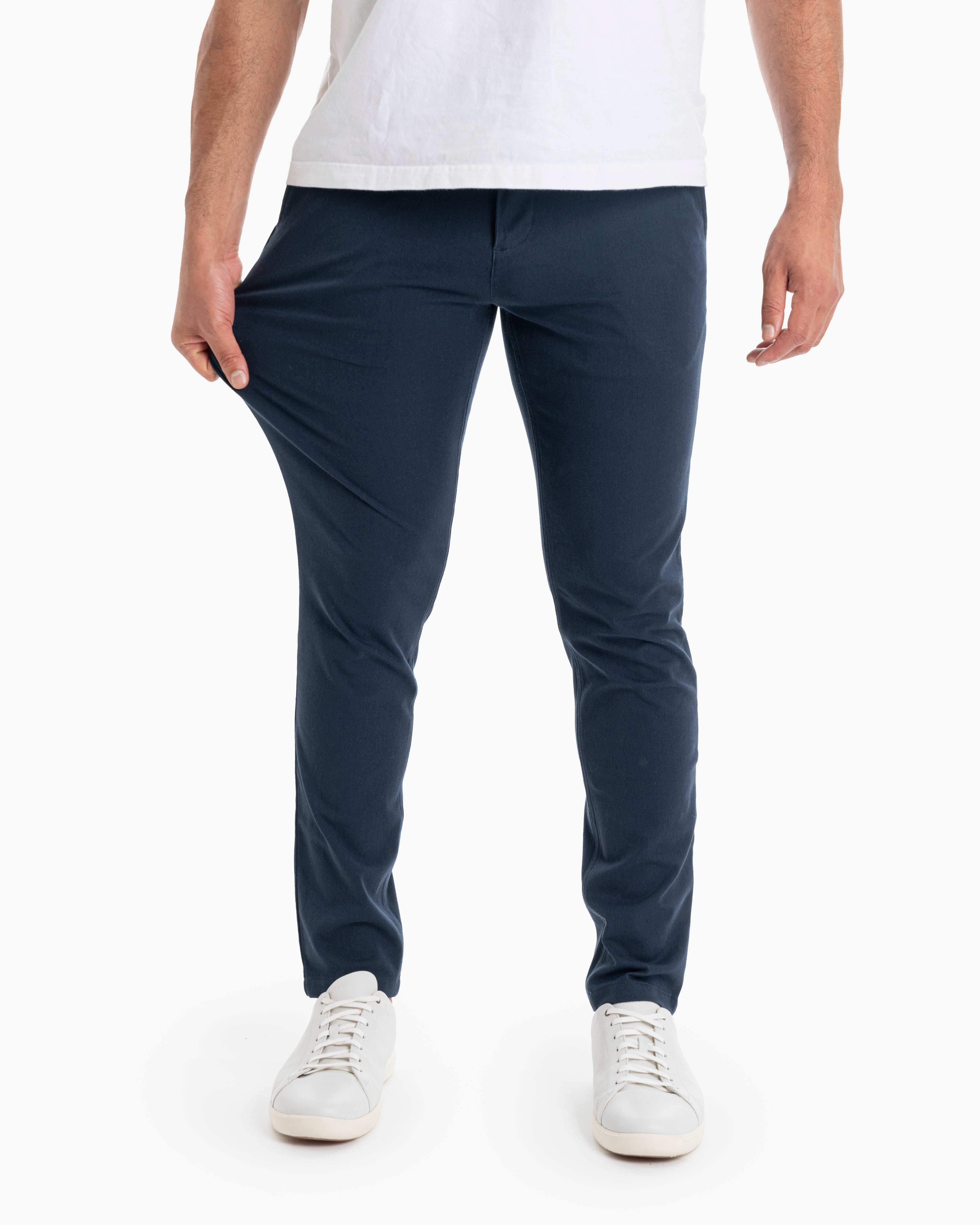 パンツ WHIMSY / VENTILE CHINOS Morgans Navy Blue Tapered Classic Chino Pants | Comfortable