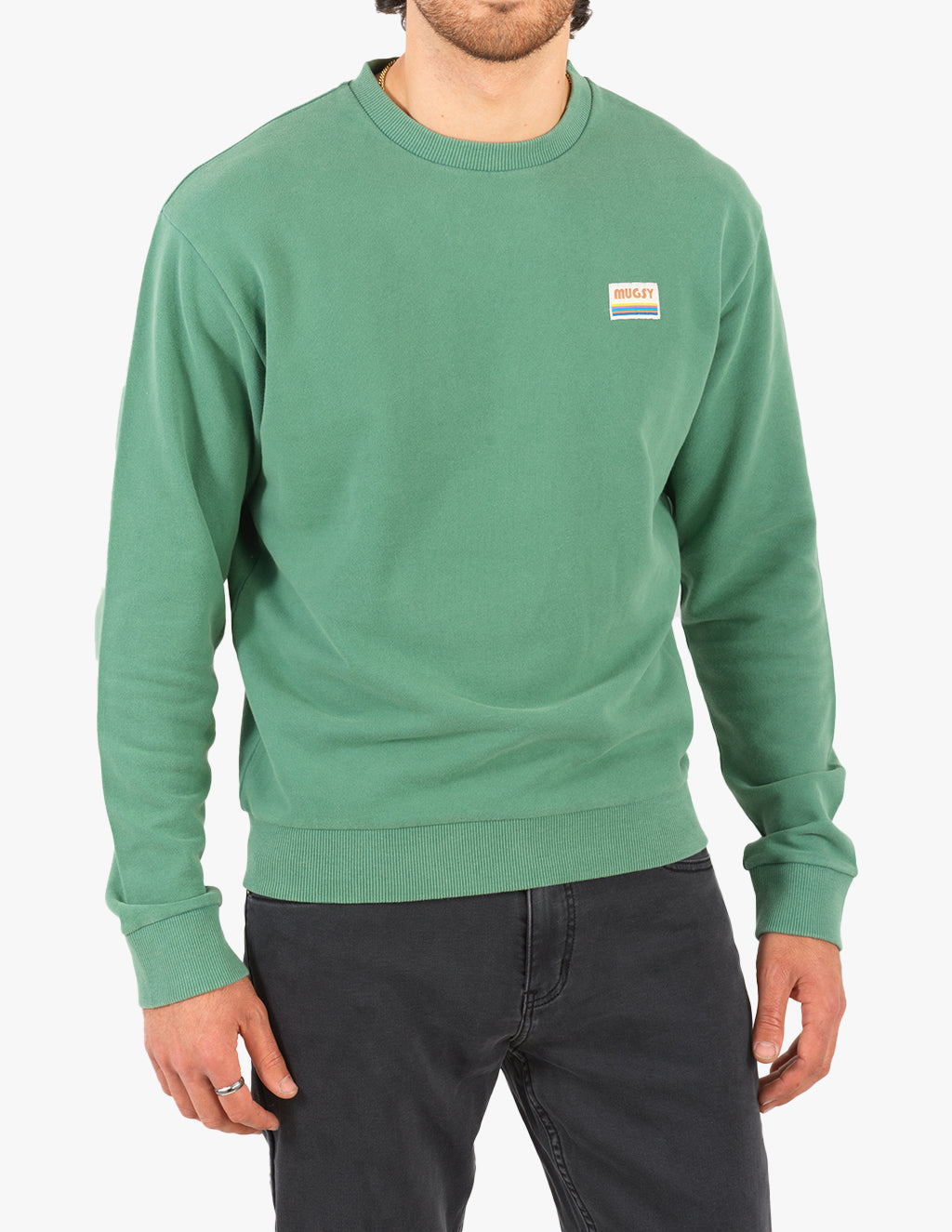 Green crew neck sweatshirt vintage sale