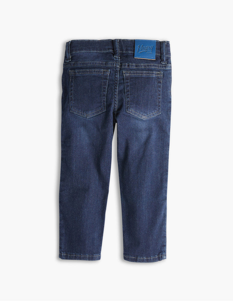 Stretch - Kids Mugsy Fultons Blue Jeans Dark -