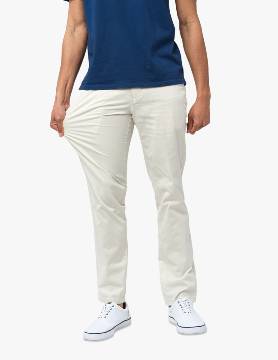 Lightweight Crisp Twill Stone Chino Pants Mugsy