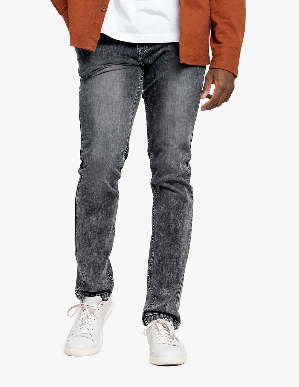 Bowies Black Acid Wash Men's Jeans - Comfortable Jeans by Mugsy