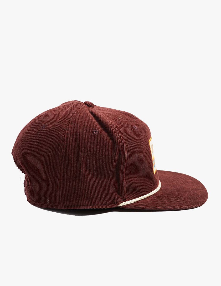 Vintage Men's Caps - Burgundy