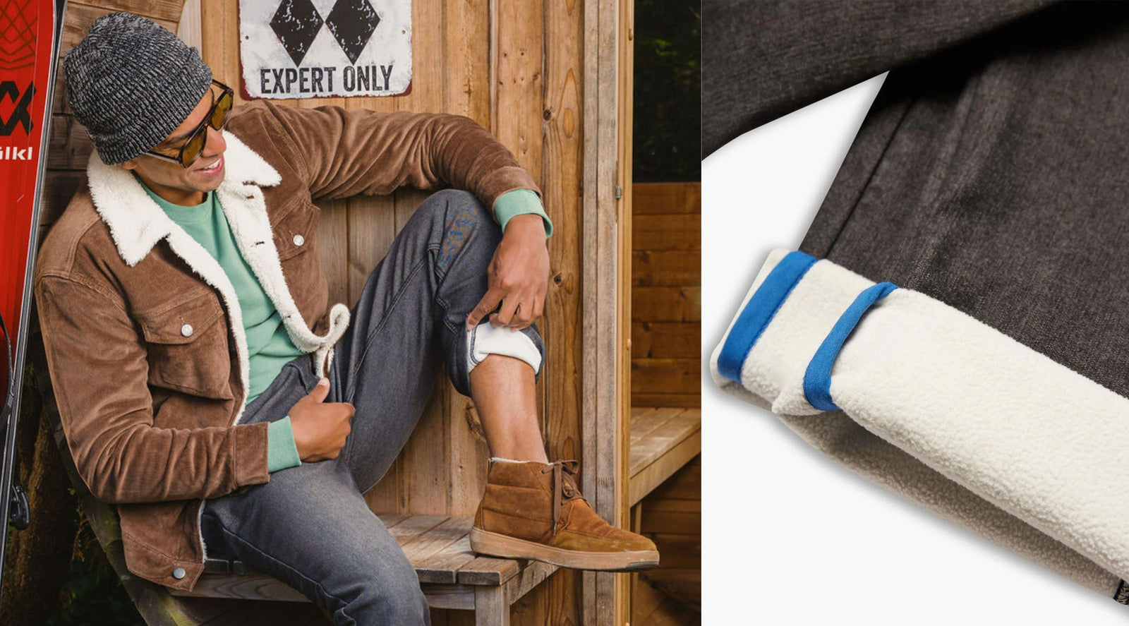 Fleece-Lined Jeans