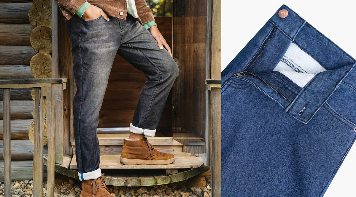 Lined Jeans