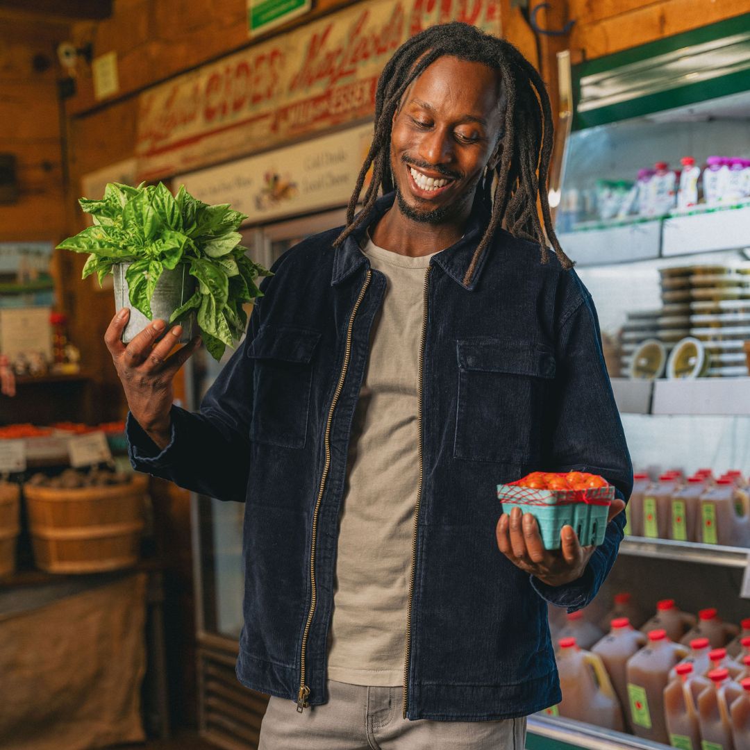 Navy Corduroy Zip-Up Jacket | Stylish & Comfortable Outerwear