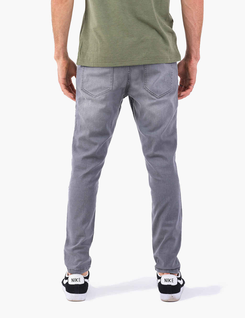 Beans Grey Tapered Men's Jeans Comfortable Jeans by Mugsy