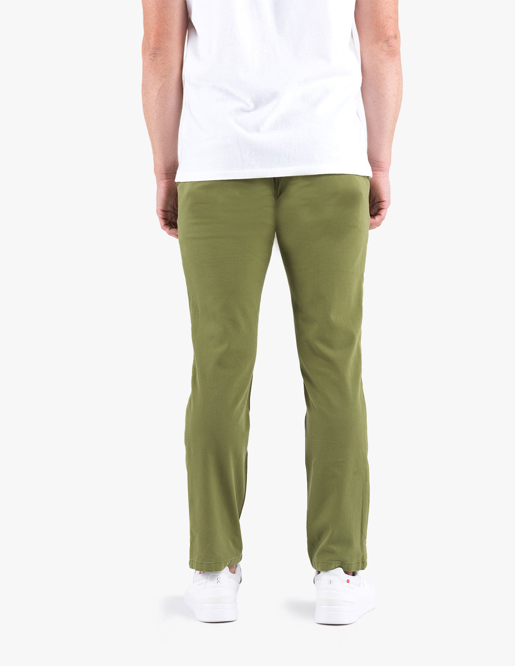 Bravos Army Green Classic Stretch Chinos | Comfortable & Versatile