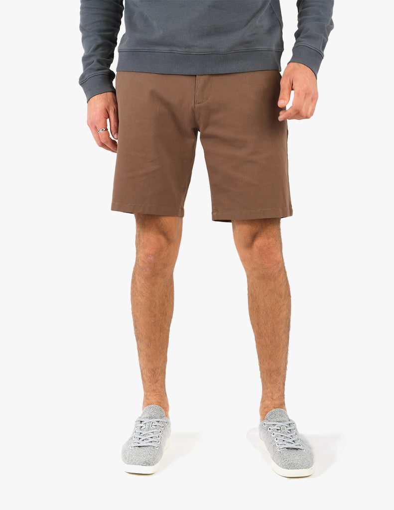 Belmonts Tan Men's Chino Shorts - Comfortable Shorts by Mugsy
