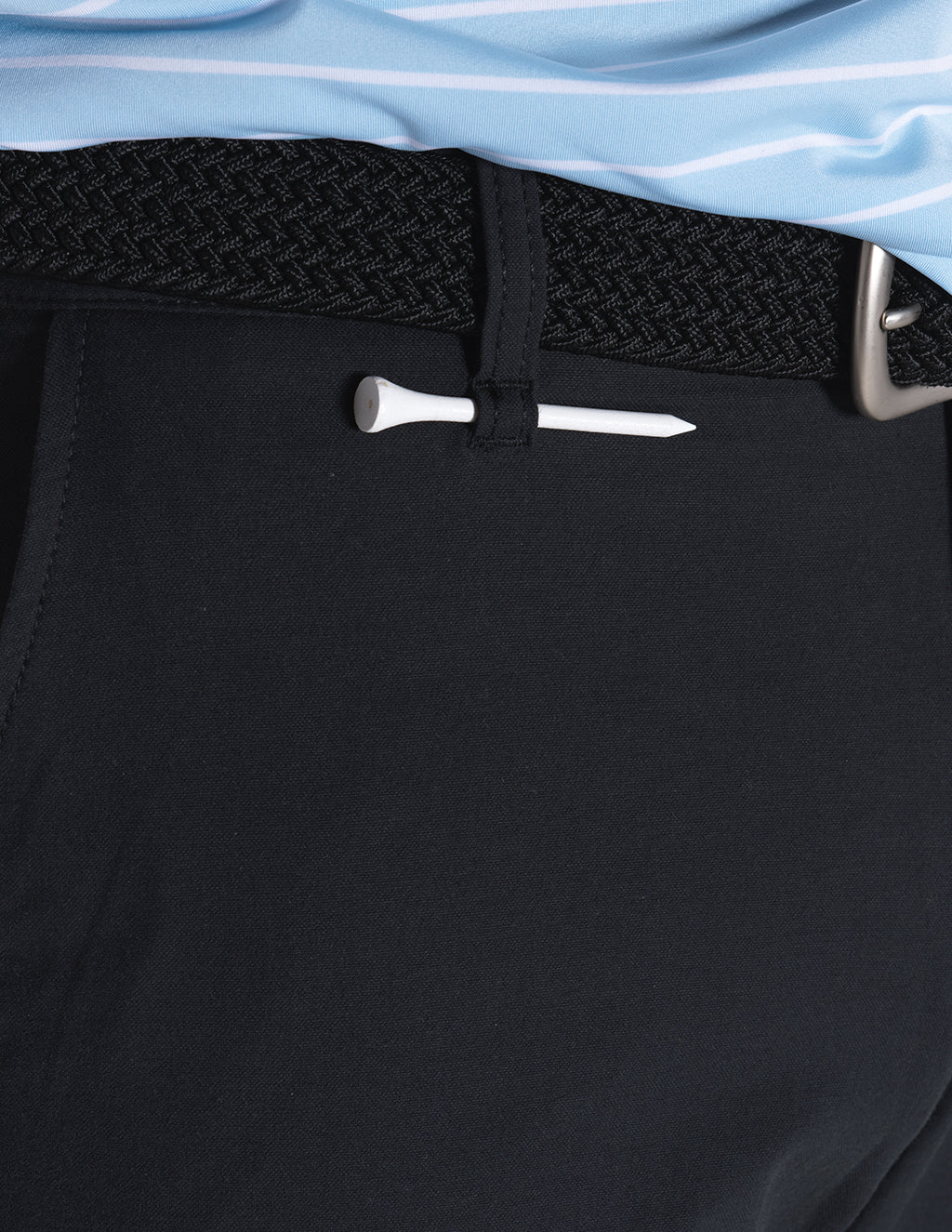 Stretch Black Golf Shorts | Mugsy