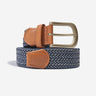 Navy Herringbone Stretch