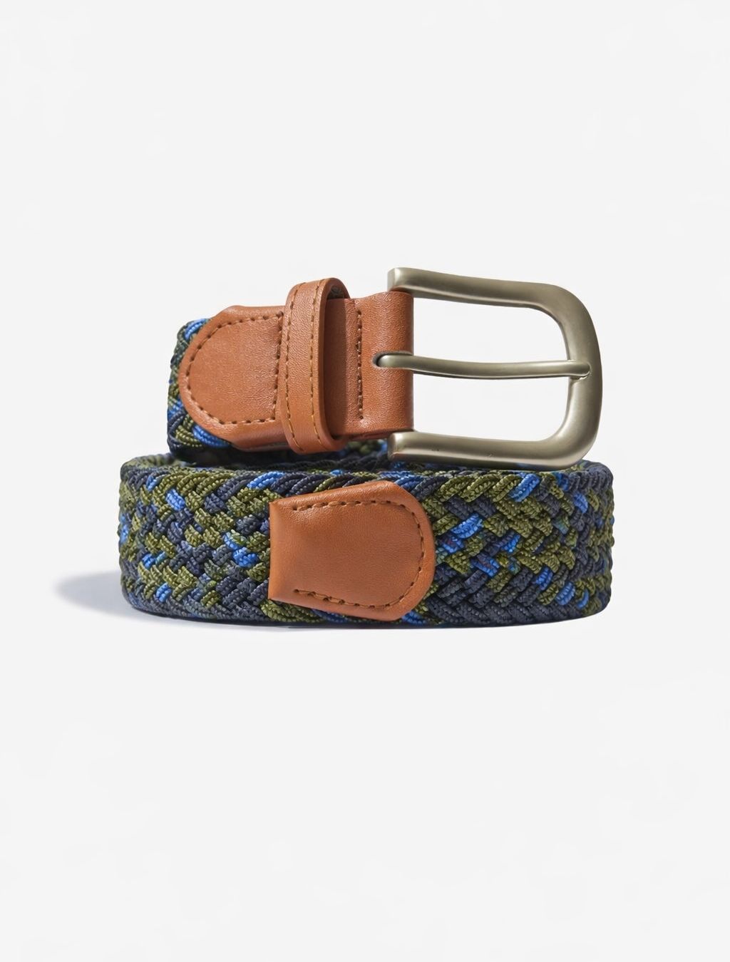 Olive & Blue Stretch