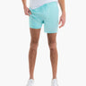 Front view of men's Glaciers swim trunks showing drawstring waistband and stretch fabric on white background