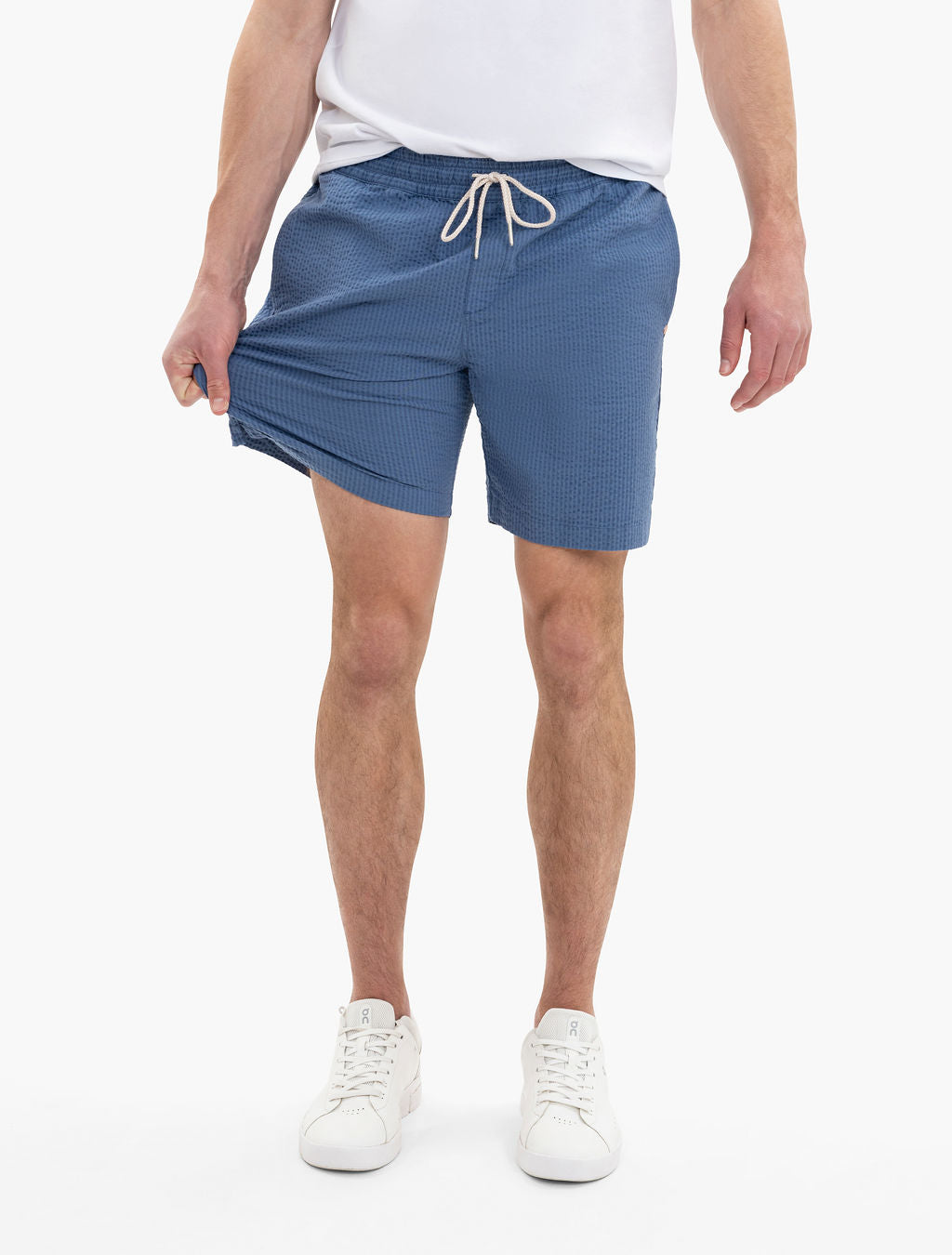 【YOURNUS】Maiz Seersucker Half Shirt Seersucker Collection for Men | Lightweight Shirts & Shorts