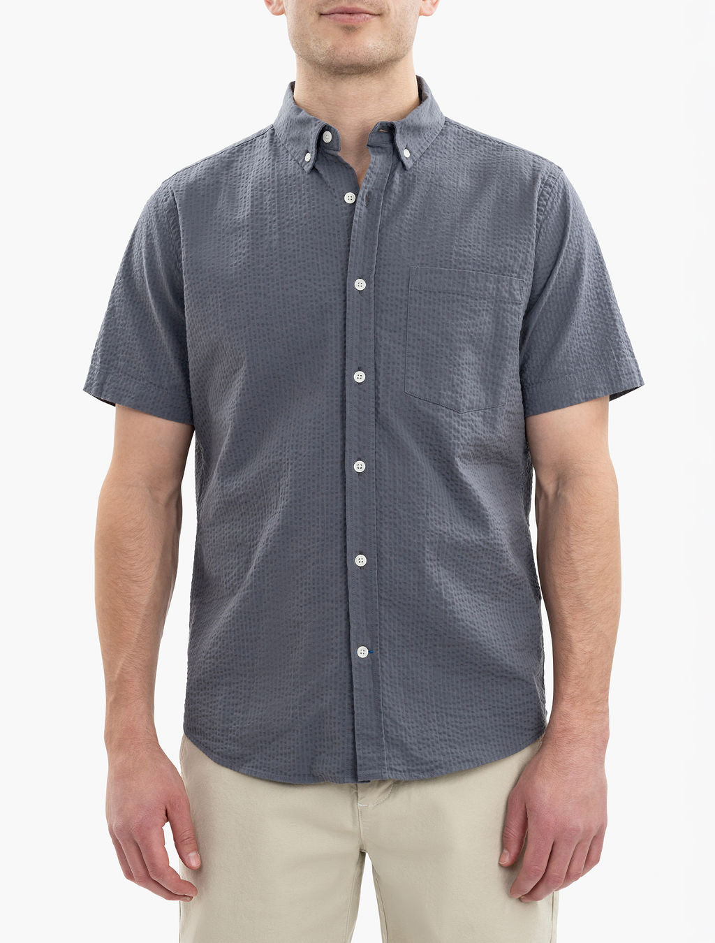 【SCENERITY】Sucker check shirt T/C Sucker Ombre Check S/S Shirt – TIME AFTER TIME