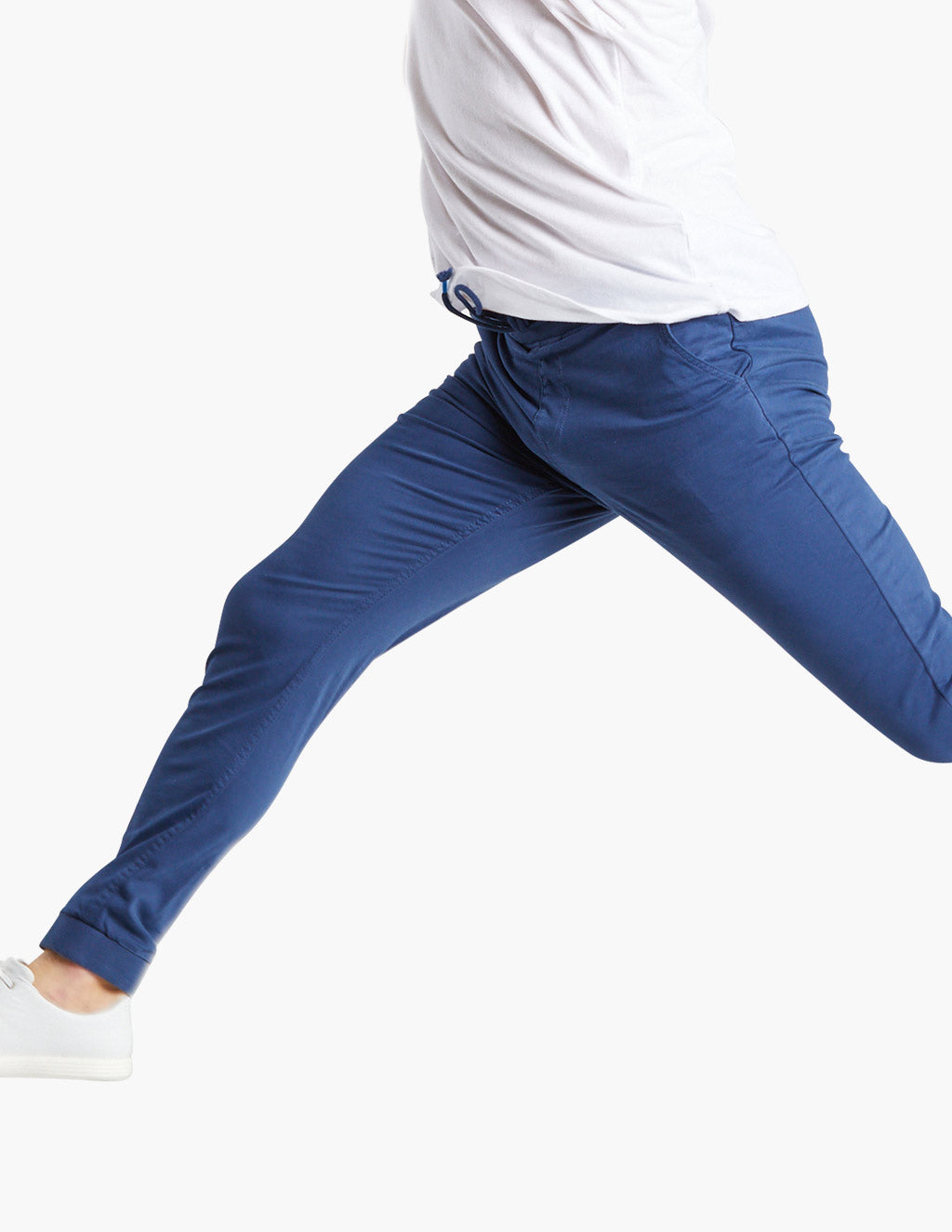 Parkways Men's Athletic Stretchy Navy Joggers | Mugsy