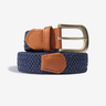 Navy Speckled Stretch Belt