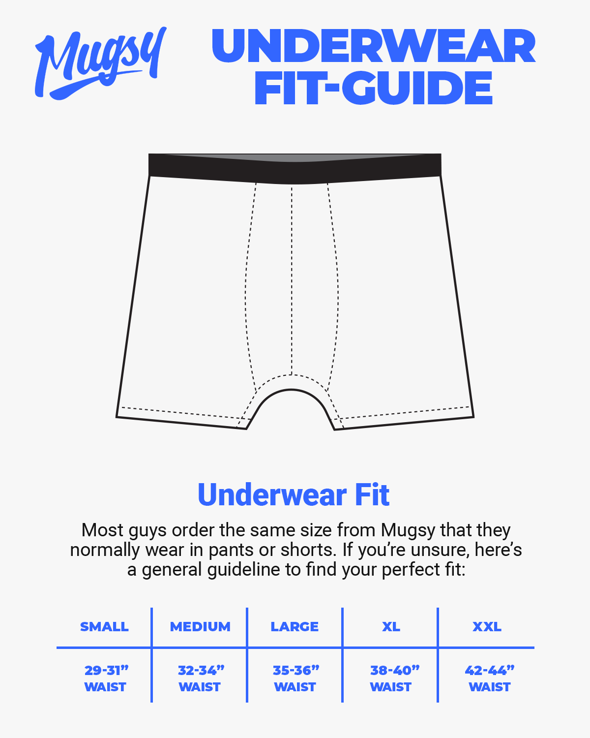 Gray Men's Underwear Mugsy