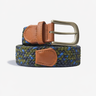 Olive & Blue Stretch Belt