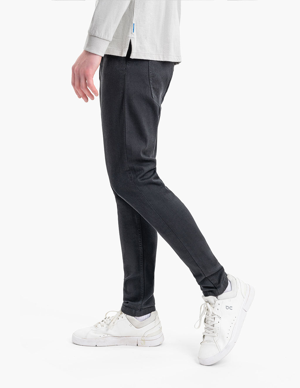 aikoNEAT 20SS／ COTTON PIQUE－TAPERED Squid Inks Tapered Men's Jeans - Comfortable Jeans by Mugsy