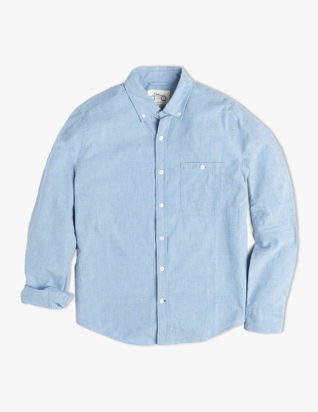 STONE WASHED LIGHT CHAMBRAY