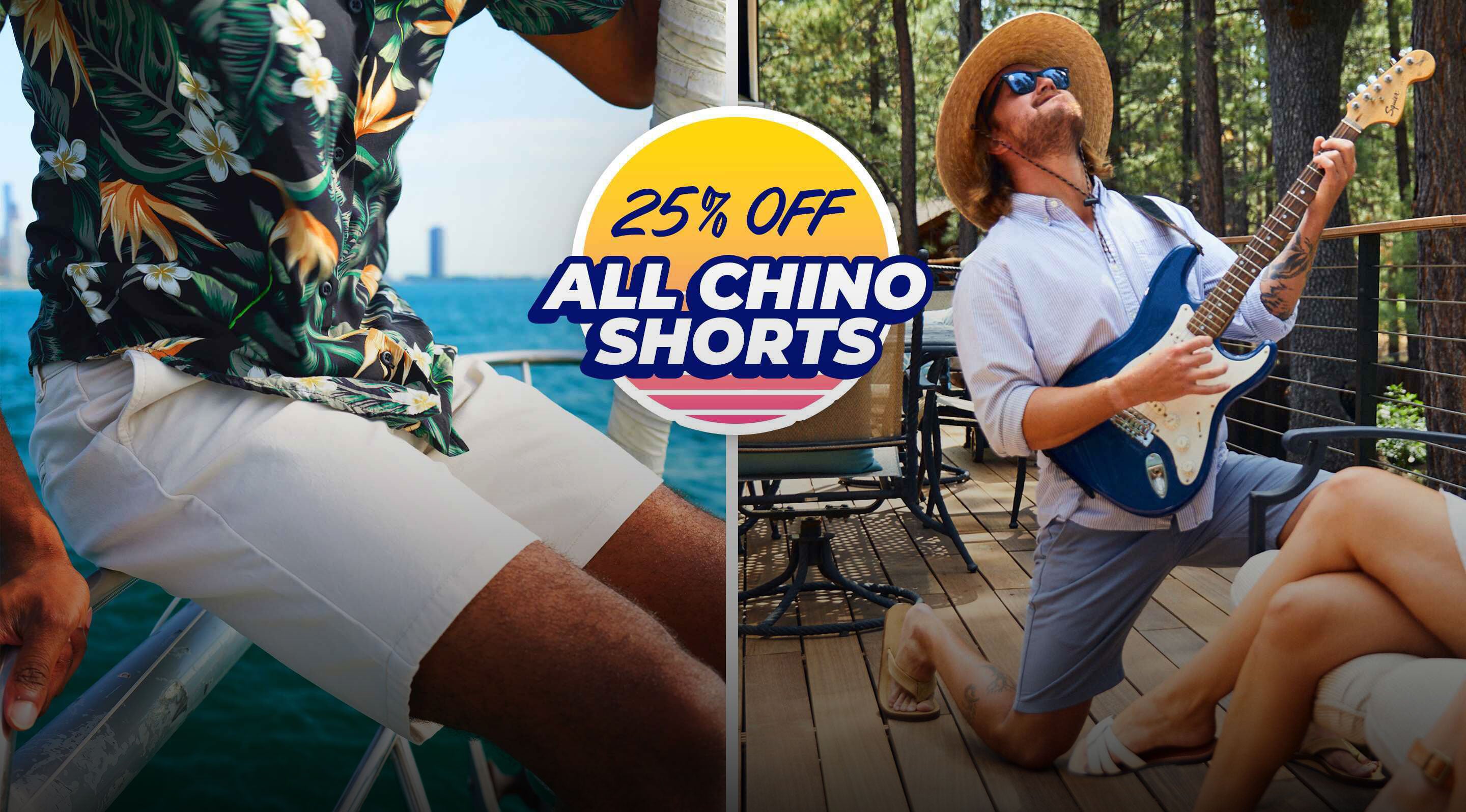 Belmonts Tan Men's Chino Shorts - Comfortable Shorts by Mugsy