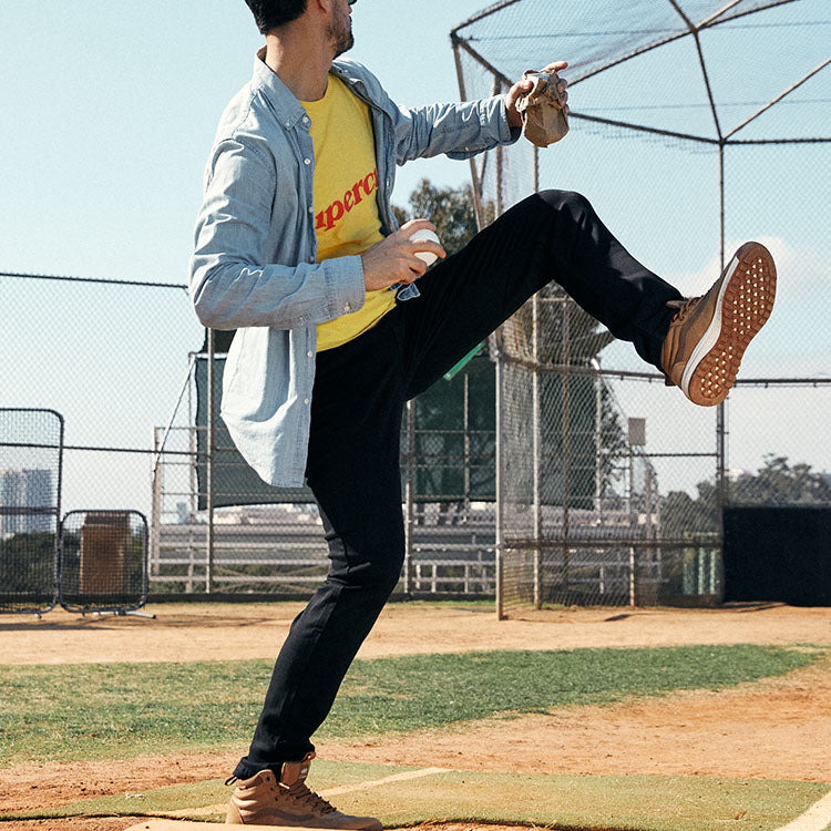 Squid Inks Black Men's Jeans Comfortable Jeans by Mugsy