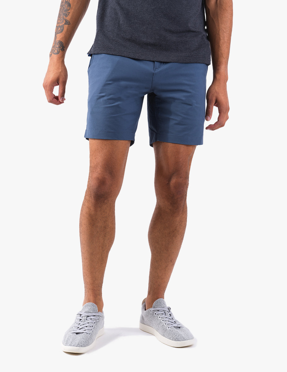 Steel Blue Travelers Shorts The Most Comfortable Shorts Ever Mugsy