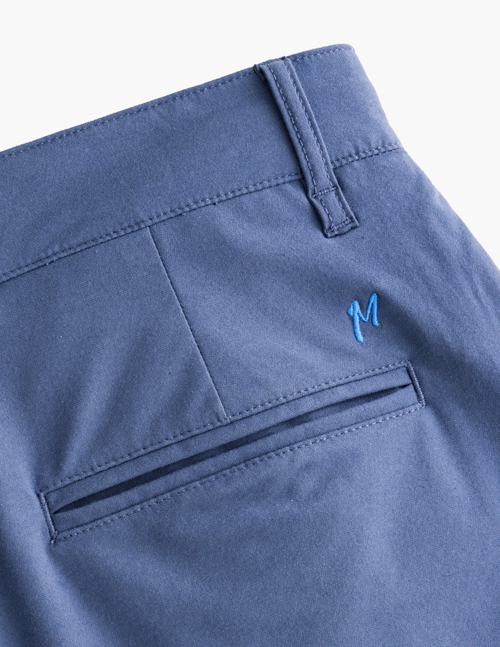 Stretch Blue Golf Shorts | Mugsy