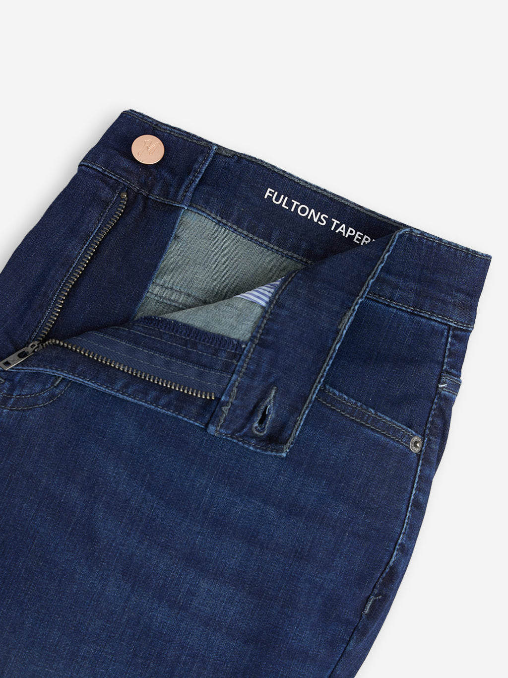 Fultons Classic Tapered Men's Jeans - Comfortable Jeans by Mugsy