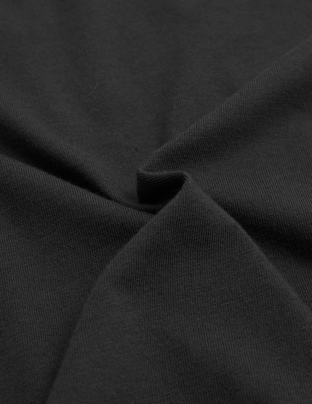 Dark gray cotton knit swatch