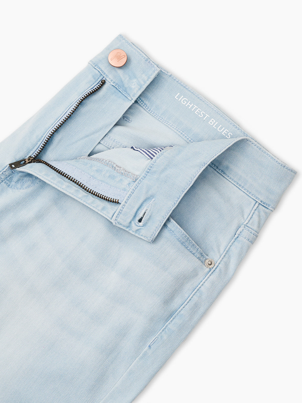 Lightest Blues Men's Blue Summer Jeans Comfortable Jeans by Mugsy