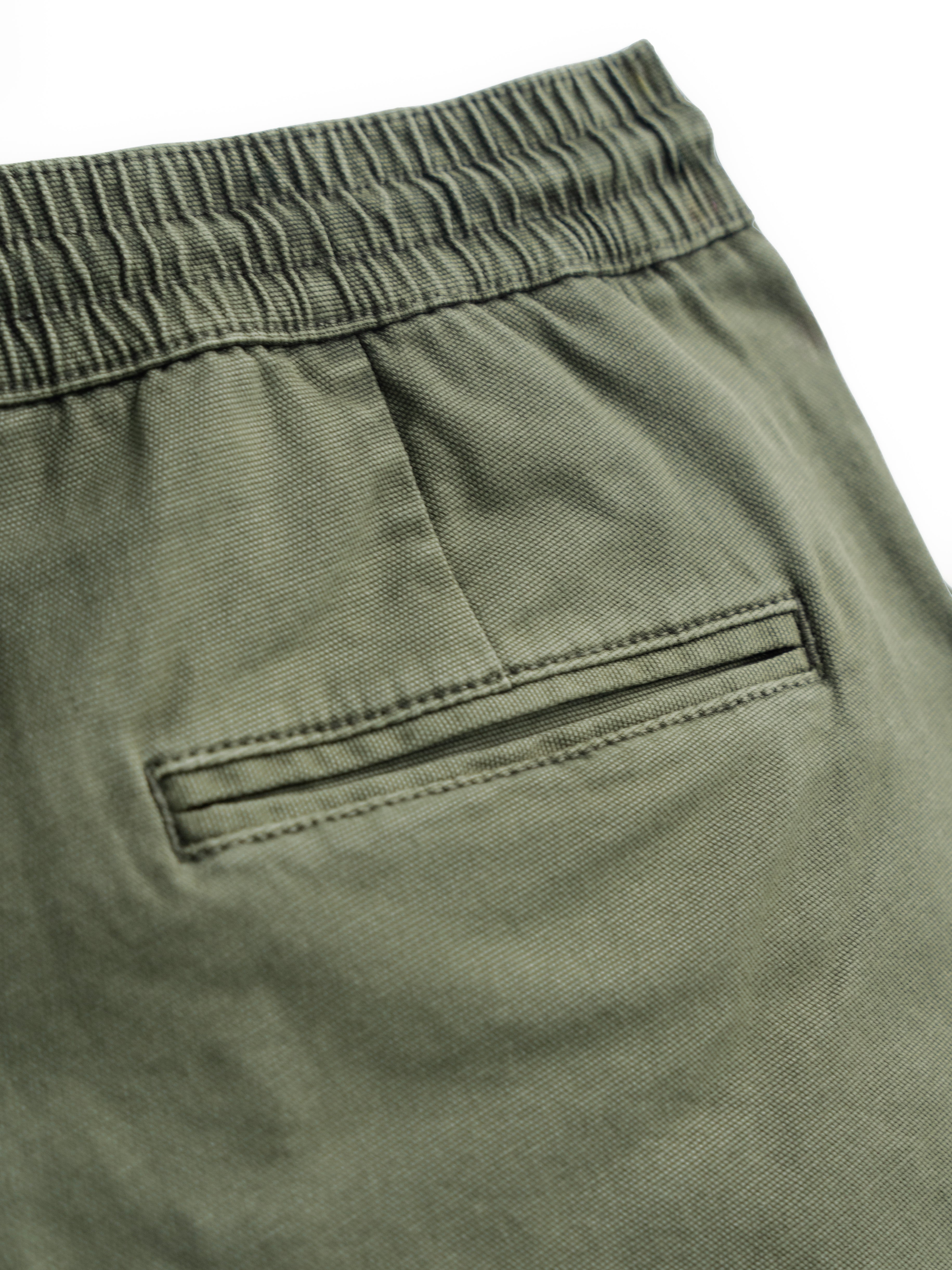パンツ ENNOY Cotton Easy Shorts GRAYISH OLIVE Olive Canvas Easy Shorts for Men | Comfortable & Versatile
