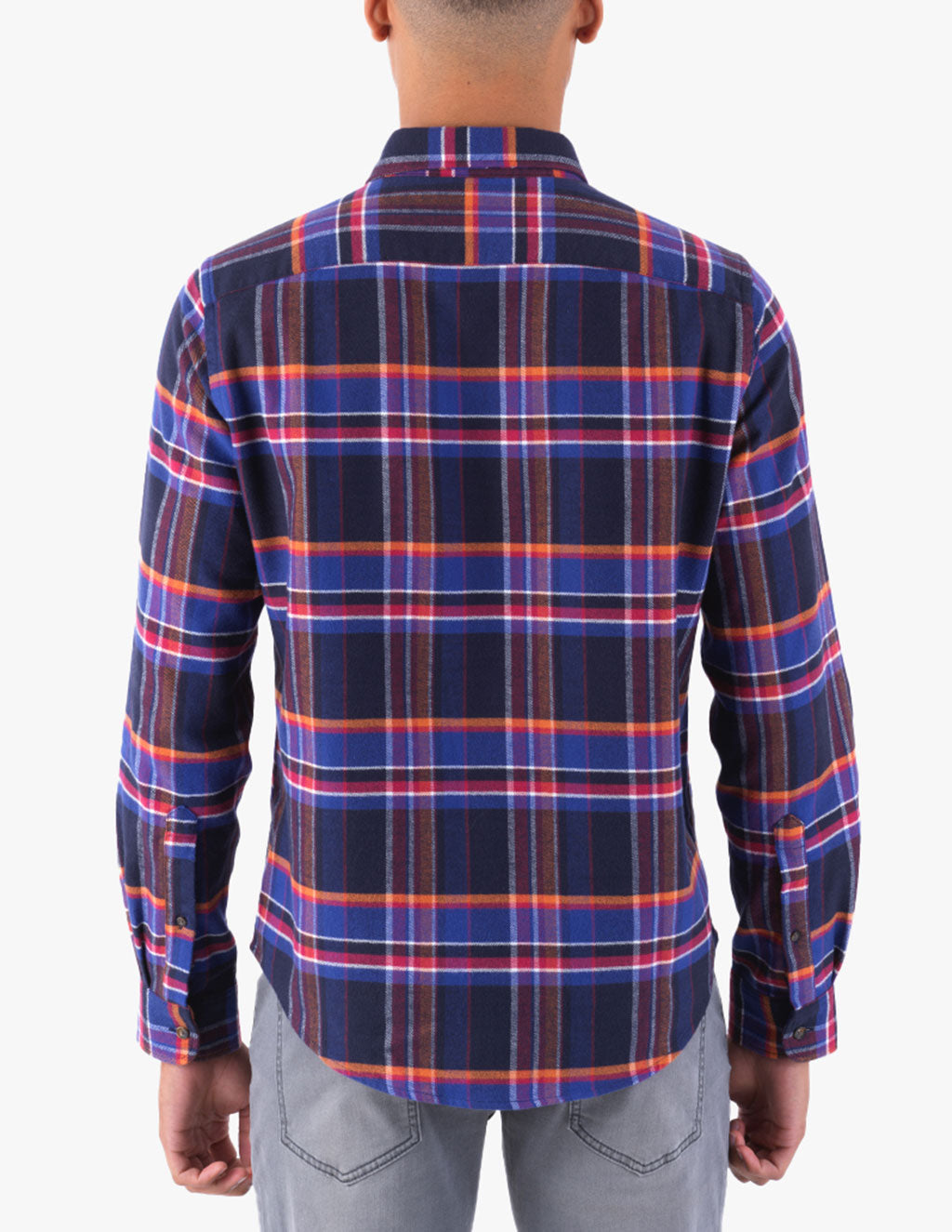 Black, Purple Red Flannel Timeless Comfortable Shirt Mugsy