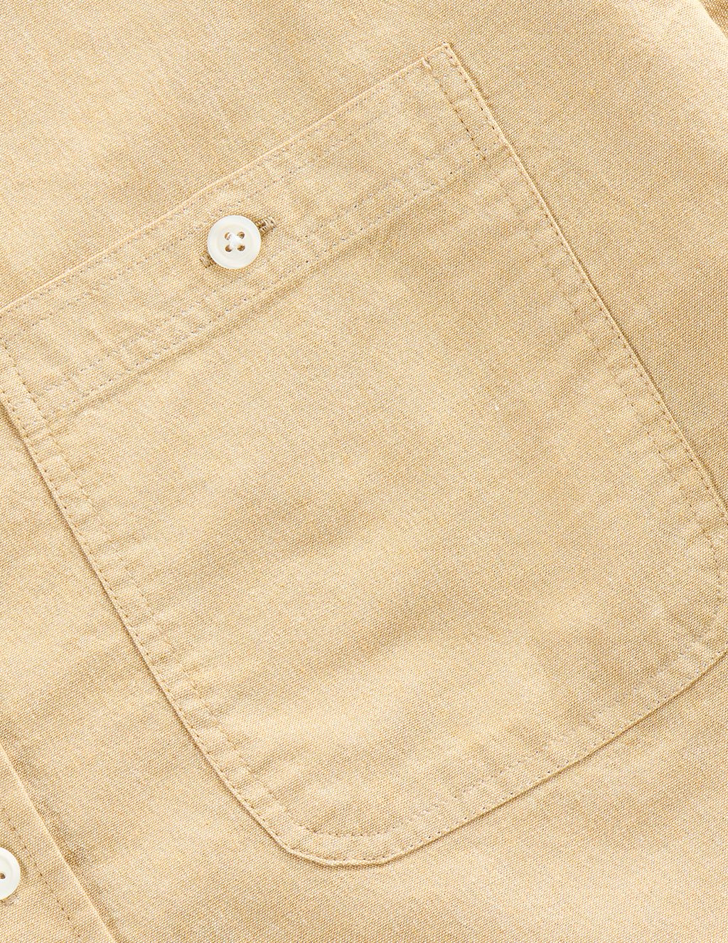 Mugsy Men's Tan Chambray Button Down
