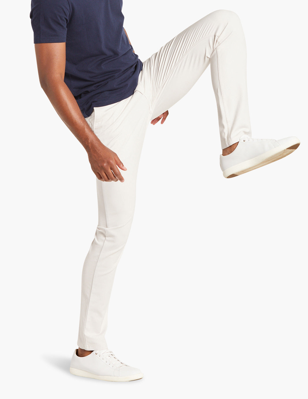 best men's stretch chino pants summer white