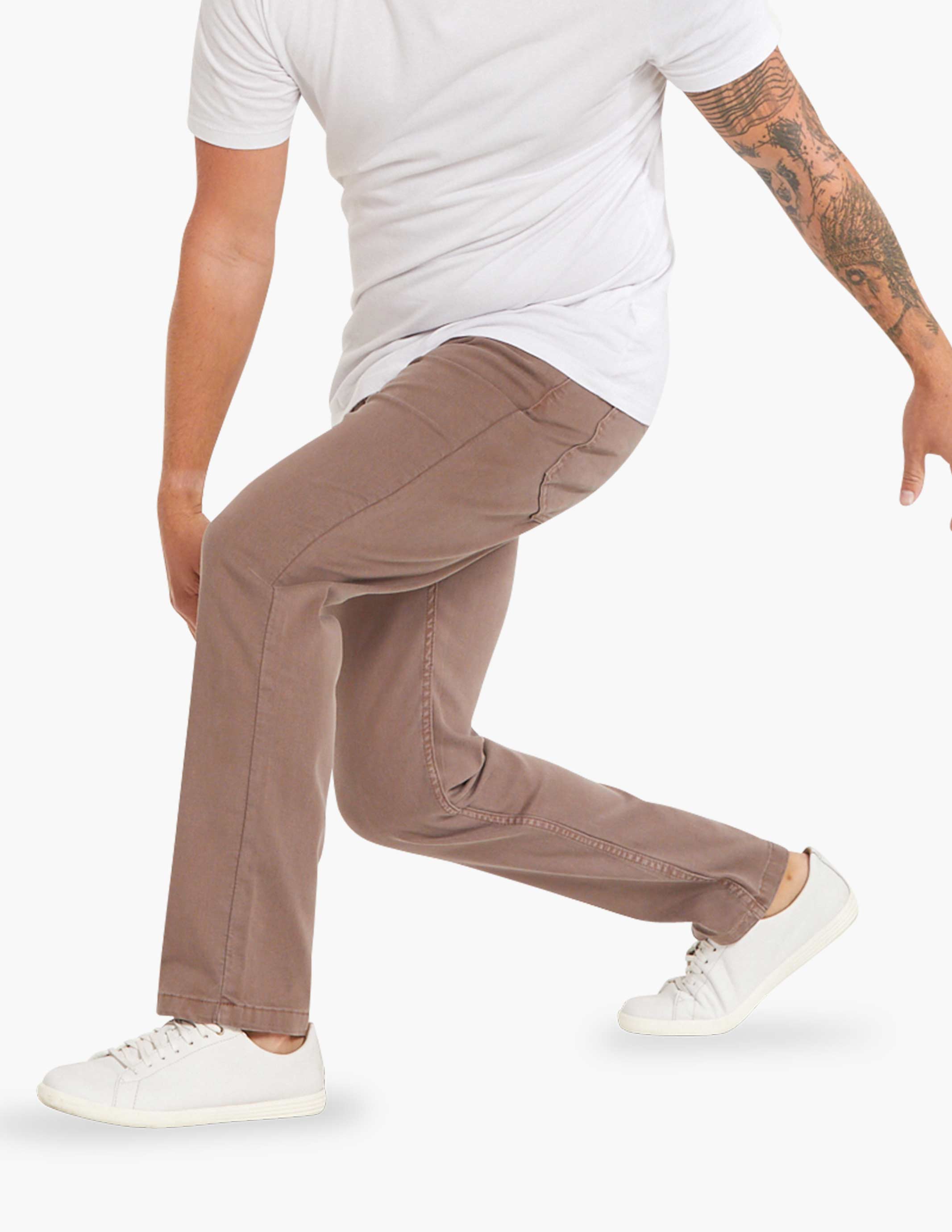 most comfortable men's jeans brown