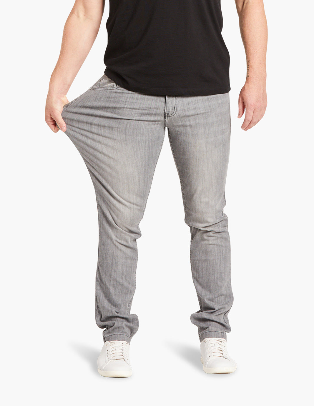 Men's Coolmax Summer Gray Jeans Mugsy