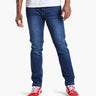 most comfortable men's stretch jeans blue