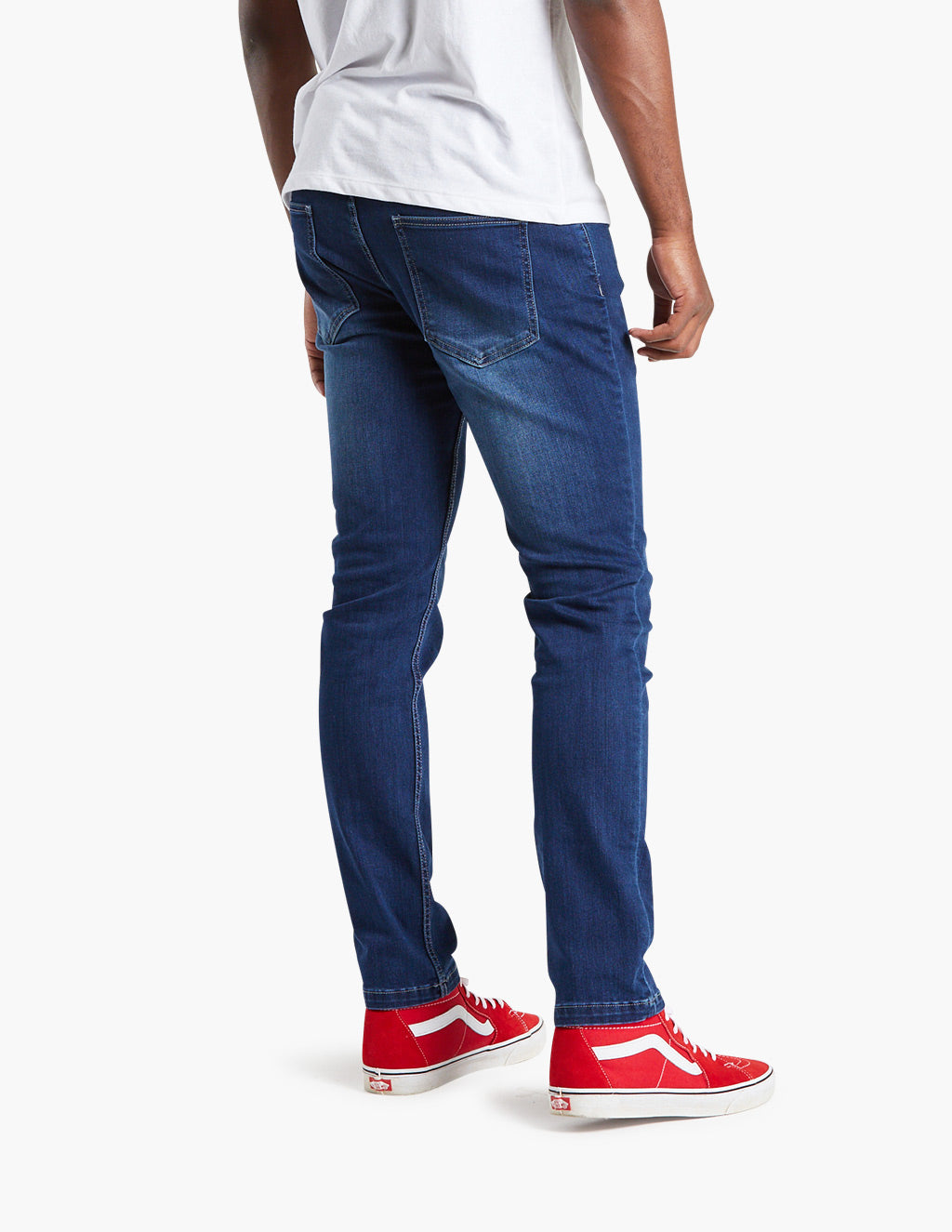 most comfortable men's stretch jeans blue