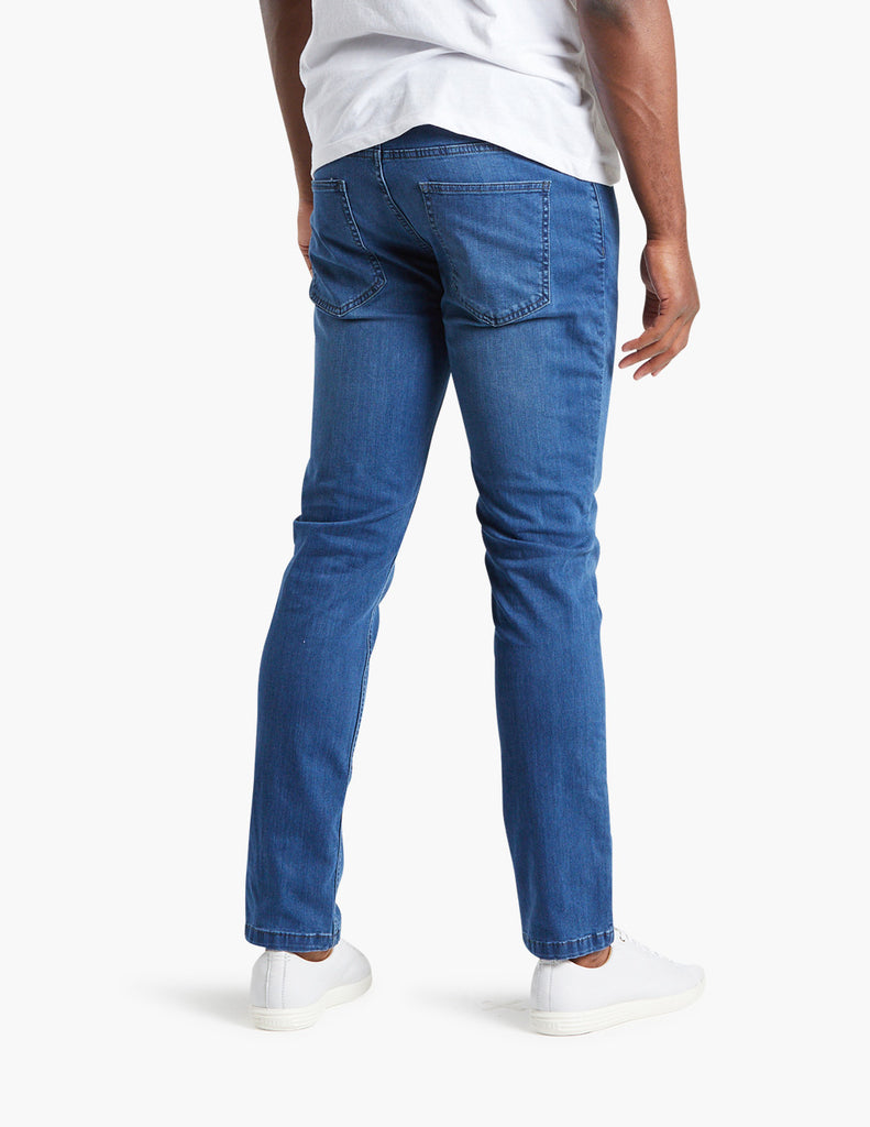 Lake Shores Medium Blue Men's Jeans - Comfortable Jeans by Mugsy