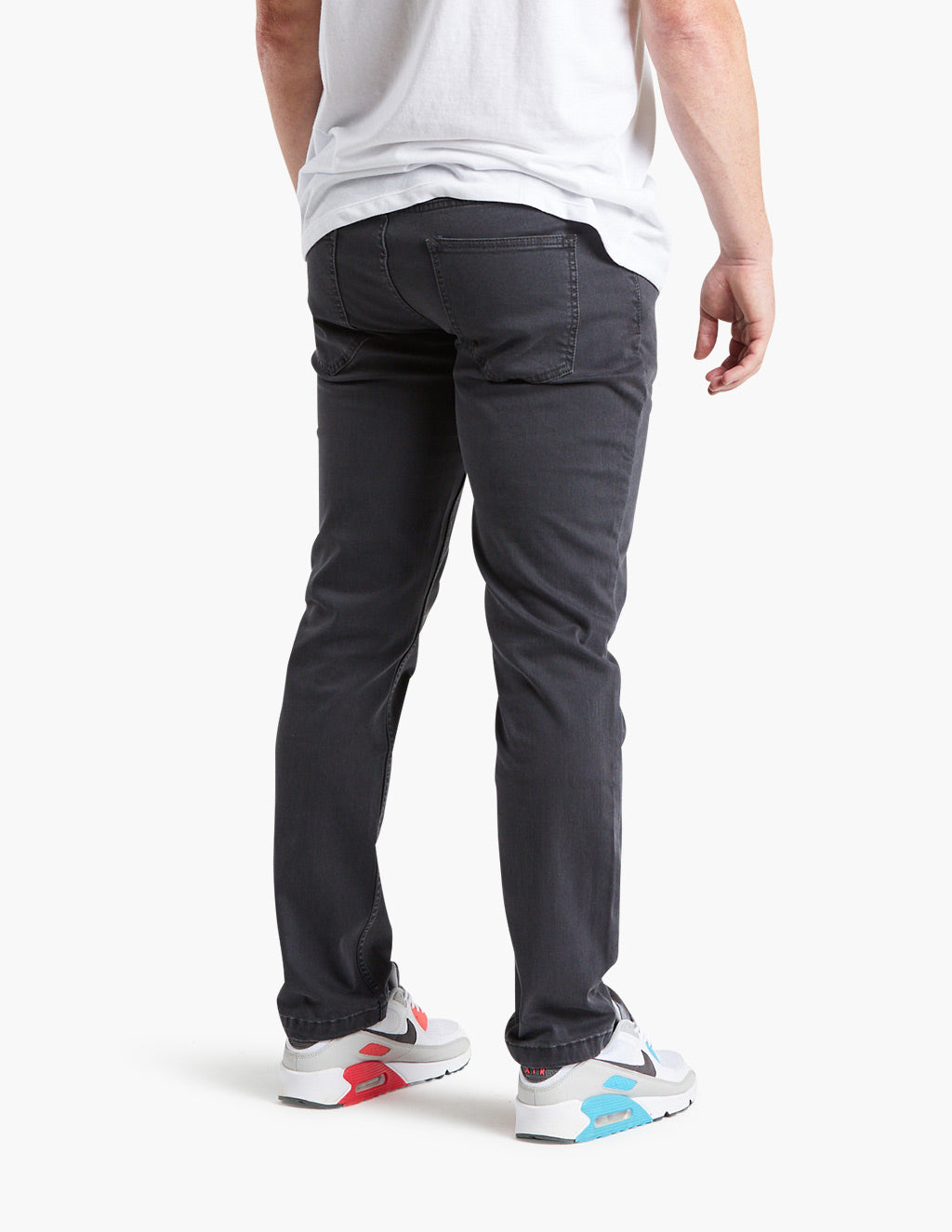 men's stretch jeans dark gray