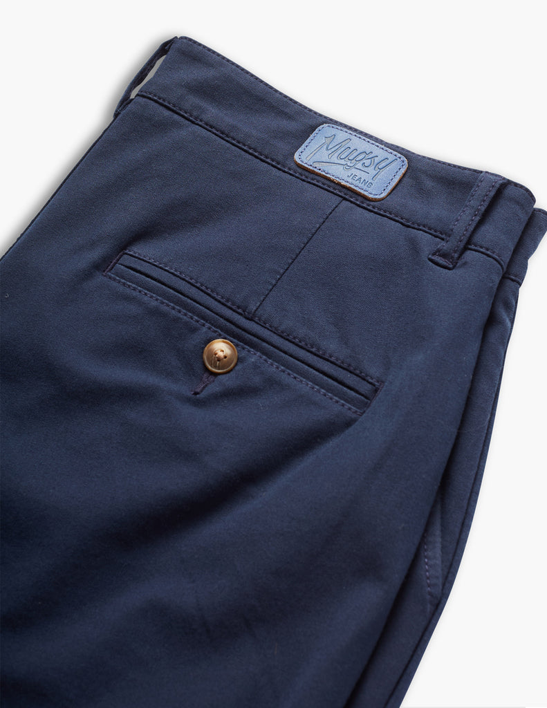 Navy Men's Chino Shorts Comfortable Shorts by Mugsy