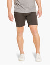 men's stretch chino shorts dark gray charcoal