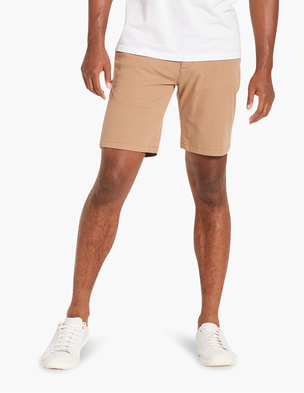 Belmonts Tan Men's Chino Shorts Comfortable Shorts by Mugsy