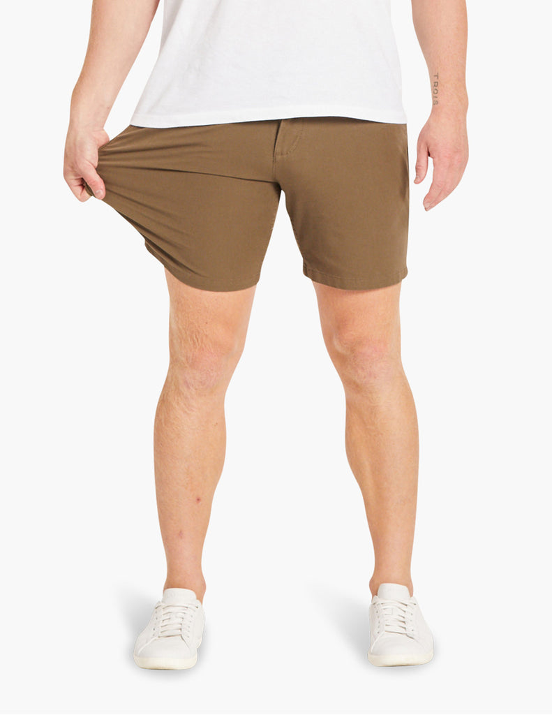 best shorts for athletes with stretch olive green