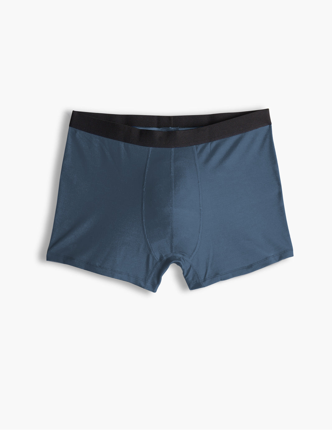 Navy modal boxer briefs with soft fabric and comfortable fit