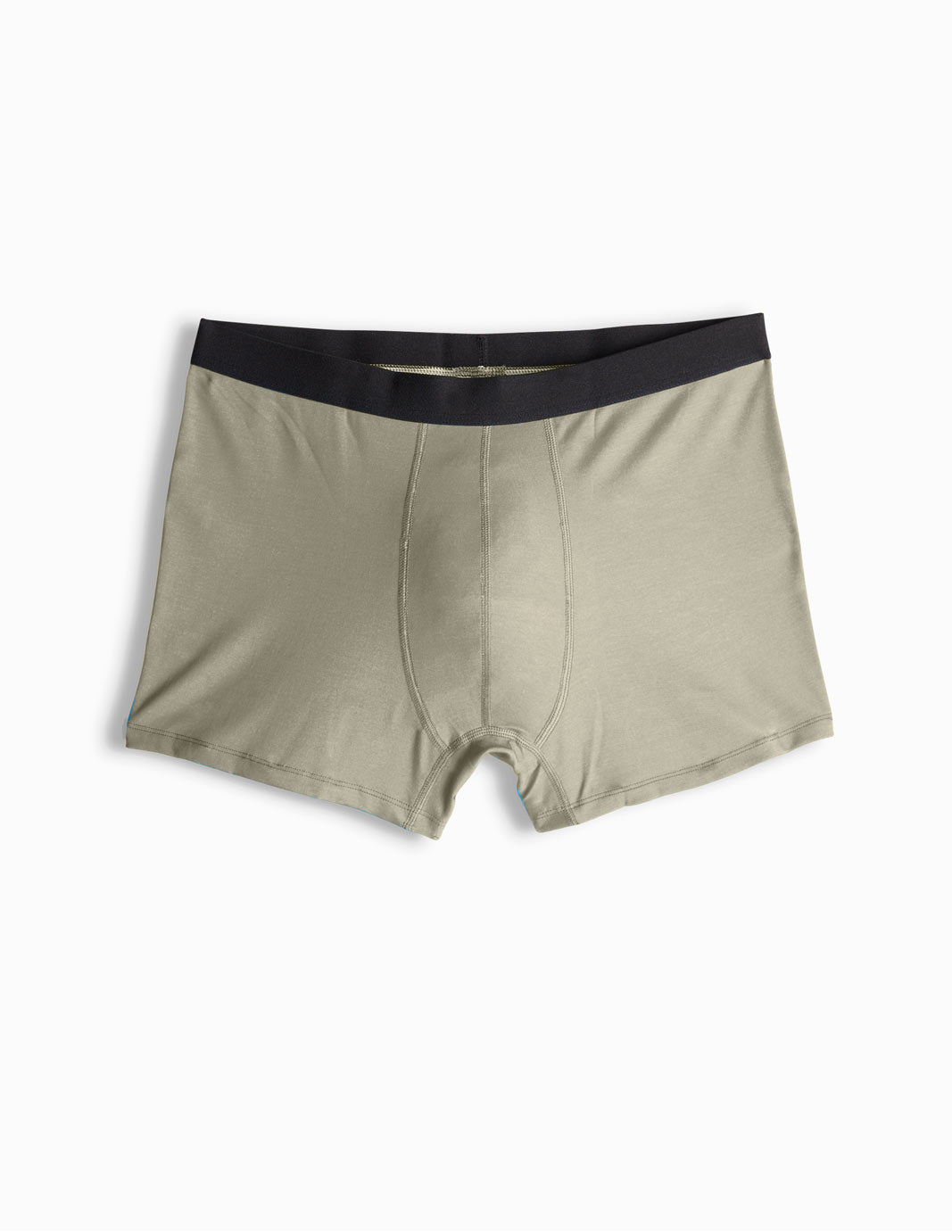 Pastel green modal men's underwear with a soft and comfortable fit