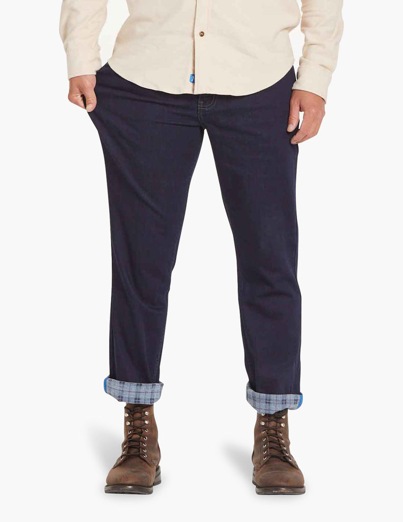 Blue Mountain Canvas Pants, Flannel Lined